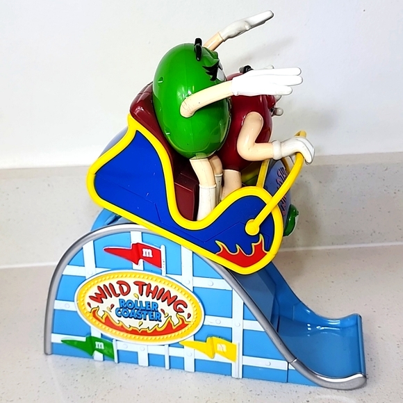 Vintage M&M Candy Dispenser Roller Coaster. - Picture 3 of 11